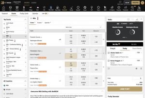 BetMGM Sportsbook – Desktop Bet Slip