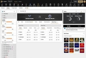 BetMGM Sportsbook – Desktop Player Props