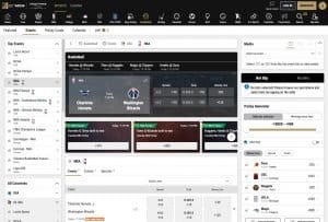 BetMGM Sportsbook – Desktop Single Sport
