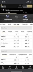 BetMGM Sportsbook – Mobile Player Props