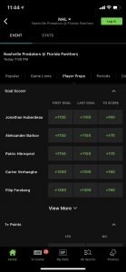DraftKings Sportsbook – Mobile Player Props