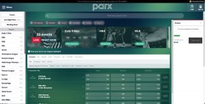Parx Sportsbook – Website Homepage
