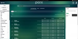 Parx Sportsbook – Website Single Sport