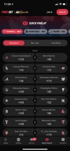 PointsBet – Mobile Quick Parlay