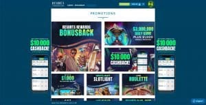 Resorts Sportsbook – Website Promos
