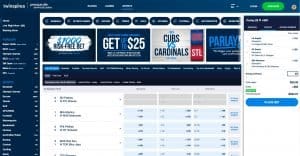 TwinSpires Sportsbook – Desktop Betslip Parlay
