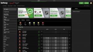 Betway Desktop – Sportsbook Homepage