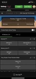 Betway – Mobile Single Game