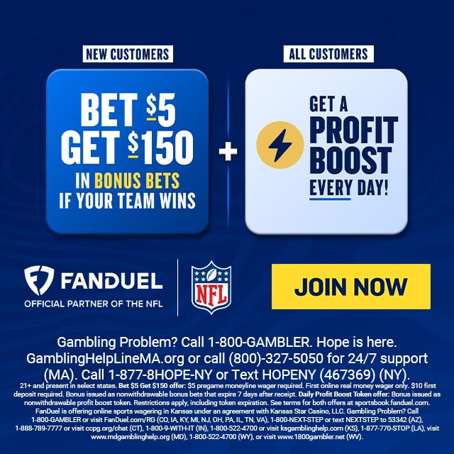 FanDuel Sign Up Bonus – Bet $5, Get $150 Bonus