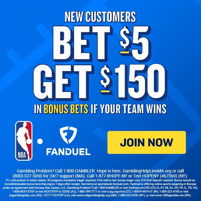 FanDuel Sign Up Bonus -Bet $5 Get $150 Bonus