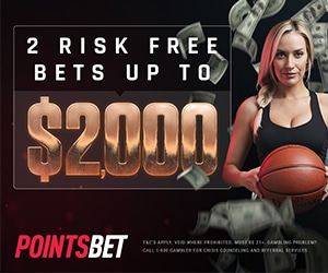 PointsBet Risk-Free Bets Up to $2,000