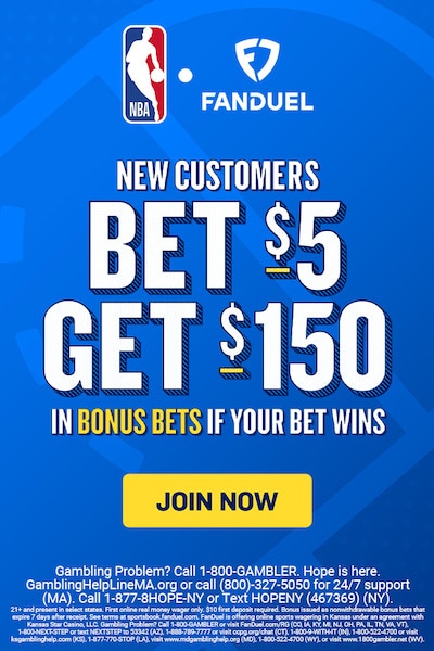 fanduel bet 5 get 150 in bonus bets welcome offer mobile