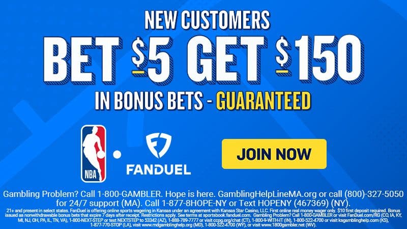 fanduel sign up offer bet 5, get 150 bonus bets