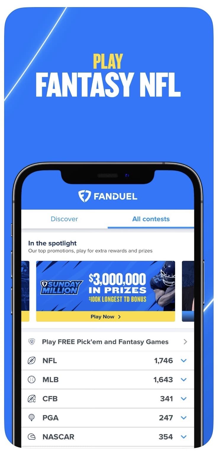 FanDuel DFS Mobile 4