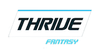 thrive fantasy logo white background