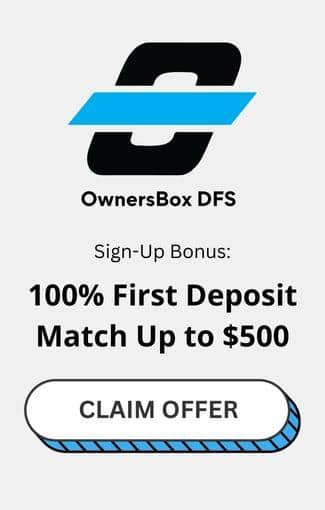 OwnersBox Sportsbook Sign Up Bonus 100% deposit match up to $500
