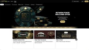 BetMGM Poker Desktop Homepage
