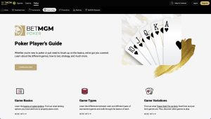 BetMGM Poker Desktop Players Guide