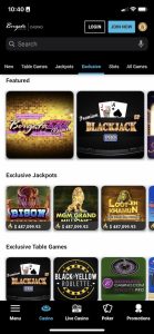 Borgata Online Casino Mobile Exclusive Games