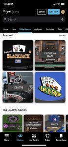Borgata Online Casino Mobile Table Games