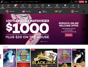 Borgata Online Casino NJ Desktop Homepage