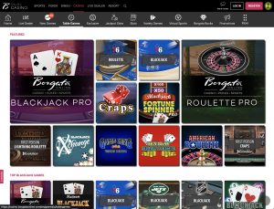 Borgata Online Casino NJ Desktop Table Games