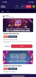 PartyCasino NJ Mobile Promotions