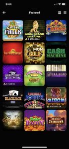betmgm online casino nj mobile featured games
