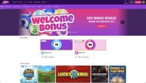 Borgata Bingo Desktop Homepage