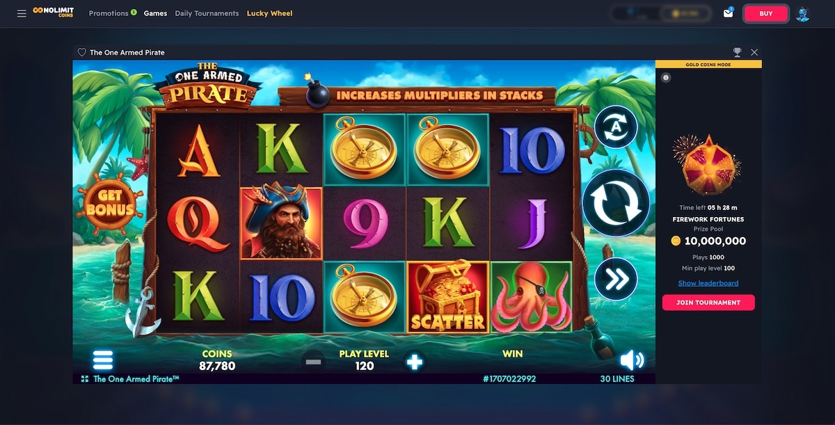 NoLimitCoins One Armed Pirate