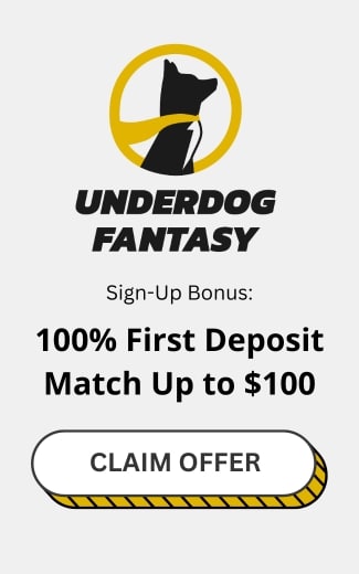 Underdog DFS Sign Up Bonus 100% Deposit Match Up to $100