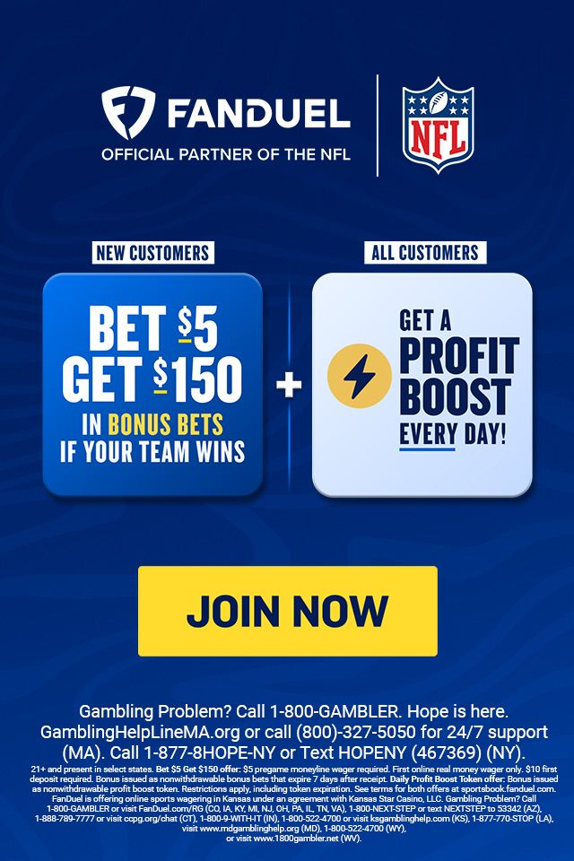FanDuel Promo Bet $5, Get $150 in Bonus Bets