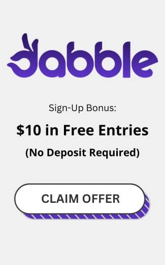 Dabble Sign Up Bonus $10 in free entries