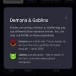 PrizePicks Mobile Demons and Goblins