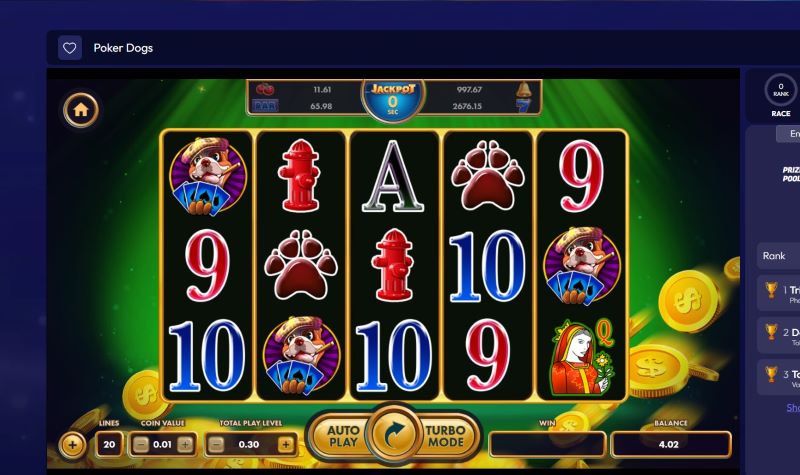 Funrize Poker Dogs slot
