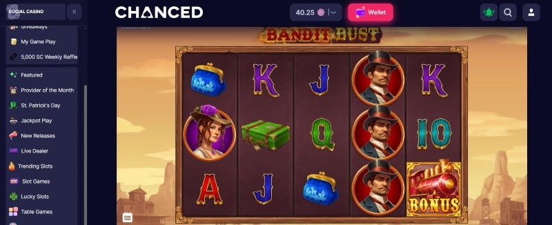 Bandit Bust slot Chanced