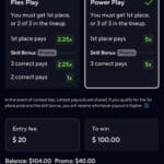 PrizePicks betslip 2