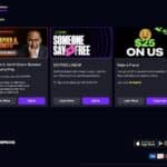 PrizePicks desktop promos