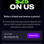 PrizePicks refer-a-friend