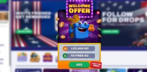 RealPrize Welcome Bonus Pop-Up